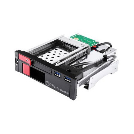 Thermaltake 2.5"/3.5" SATA3 mobil rack fekete