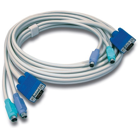 TRENDnet TK-C10 PS/2 VGA M/M KVM tkábel 3m szürke