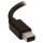 StarTech Mini DisplayPort 1.4 -> HDMI 2.0 M/F adapter 0.15m fekete