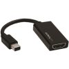 StarTech Mini DisplayPort 1.4 -> HDMI 2.0 M/F adapter 0.15m fekete