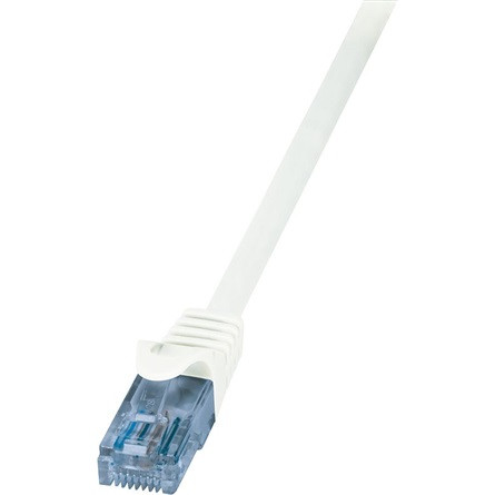 LogiLink RJ45 CAT6A 10Gb UTP M/M adatkábel 1m fehér