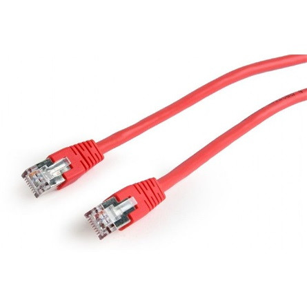 Gembird RJ45 CAT6 FTP -> RJ45 CAT6 FTP M/M adatkábel 0.5m piros