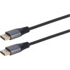 Gembird Premium DisplayPort 1.4 -> DisplayPort 1.4 M/M video kábel 1.8m fekete