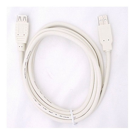 OEM USB-A 2.0 -> USB-A 2.0 M/F adatkábel hosszabbító 1.8m