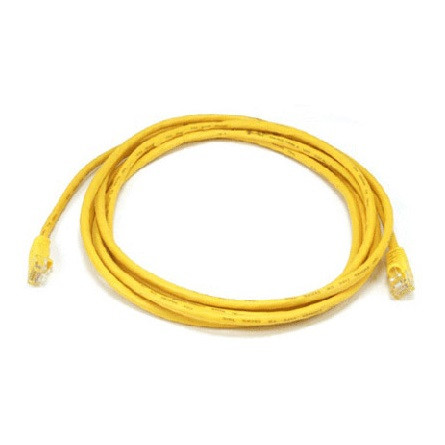 OEM RJ45 CAT5e UTP -> RJ45 CAT5e UTP M/M adatkábel 5m sárga