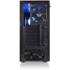 Thermaltake Versa J23 TG RGB táp nélküli ablakos Mid Tower számítógépház fekete