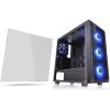 Thermaltake Versa J23 TG RGB táp nélküli ablakos Mid Tower számítógépház fekete