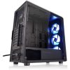 Thermaltake Versa J23 TG RGB táp nélküli ablakos Mid Tower számítógépház fekete