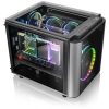 Thermaltake Level 20 VT táp nélküli ablakos MT Mini Tower számítógépház fekete