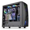 Thermaltake Commander C34 TG ARGB táp nélküli ablakos Mid Tower számítógépház fekete