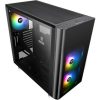 Thermaltake View 31 TG ARGB táp nélküli ablakos MT Mini Tower számítógépház fekete