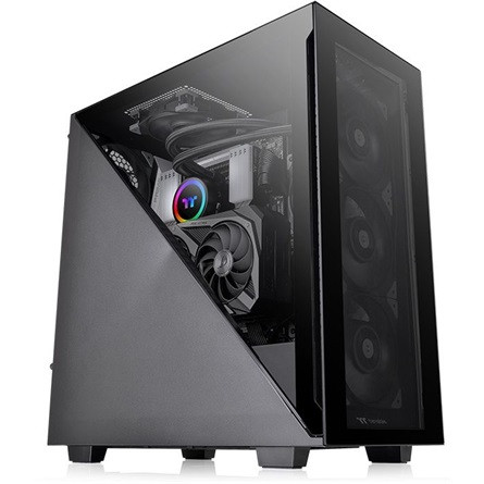 Thermaltake Divider 300 TG táp nélküli ATX számítógépház fekete