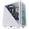 Thermaltake Divider 300 TG Snow ARGB táp nélküli ablakos Mid Tower számítógépház fehér