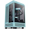 Thermaltake The Tower 100 táp nélküli ablakos Mini-ITX számítógépház türkiz