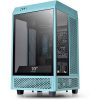 Thermaltake The Tower 100 táp nélküli ablakos Mini-ITX számítógépház türkiz