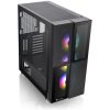 Thermaltake T26 TG ARGB táp nélküli ablakos Mid Tower számítógépház fekete