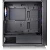 Thermaltake Divider 370 TG ARGB táp nélküli ablakos Mid Tower számítógépház fekete