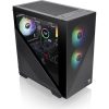 Thermaltake Divider 170 TG táp nélküli ablakos MT Mini Tower számítógépház fekete