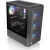 Thermaltake S200 TG ARGB táp nélküli ablakos Mid Tower számítógépház fekete