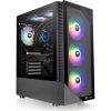 Thermaltake View 200 TG ARGB táp nélküli ablakos Mid Tower számítógépház fekete