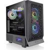 Thermaltake Ceres 300 TG ARGB táp nélküli ablakos Mid Tower számítógépház fekete