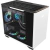 InWin A3 táp nélküli ablakos MT Mini Tower számítógépház fehér