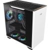 InWin A5 táp nélküli ablakos Mid Tower számítógépház fehér