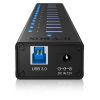 Raidsonic ICY BOX 13 portos USB3.0 HUB + USB charge port 5 V, 2.4 A