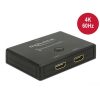 Delock 2-portos HDMI switch fekete