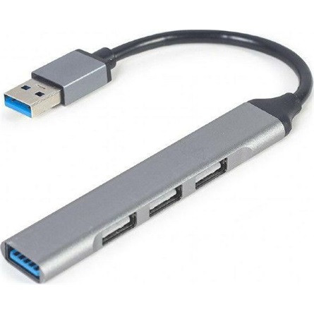 Gembird UHB-U3P1U2P3-02 4-portos USB3.0 USB2.0 hub ezüst