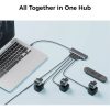 Obsbot 3-in-1 3-portos USB-C hub szürke