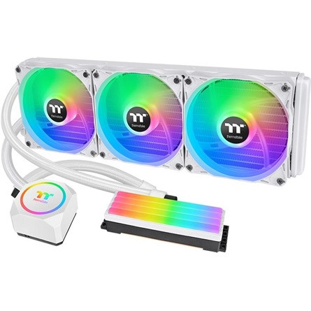 Thermaltake Floe RC360 CPU & Memory AIO Snow Edition processzor vízhűtő kit fehér