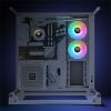 Thermaltake TH240 V2 ARGB Sync All-In-One Snow Edition processzor vízhűtő fehér