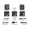 Seasonic MagFlow 1220 ARGB (3-Fan Kit) rendszerhűtő ventilátor fekete