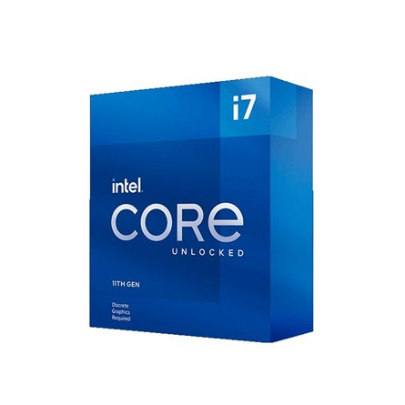 Intel Core i7 11700KF LGA1200 BOX processzor GPU nélkül