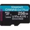 Kingston 256GB Canvas Go! Plus Class10 UHS-I U3 V30 A2 microSDXC memóriakártya Single Pack