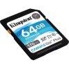 Kingston 64GB Canvas Go! Plus UHS1 U3 V30 SDXC memóriakártya