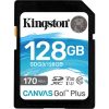 Kingston 128GB Canvas Go! Plus UHS1 U3 V30 SDXC memóriakártya