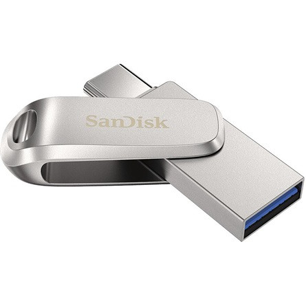 Sandisk 32GB Dual Drive Luxe USB-C 3.1 Gen1 pendrive ezüst