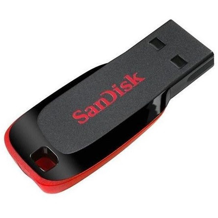 Sandisk 128GB Cruzer Blade USB 2.0 pendrive fekete-piros