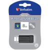 Verbatim 8GB PinStripe USB 2.0 pendrive fekete