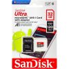 Sandisk 32GB Ultra Android UHS-1 Class10 A1 microSDHC memóriakártya piros-szürke