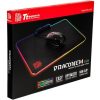 Tt eSPORTS Draconem RGB Hard Edition gaming egérpad fekete