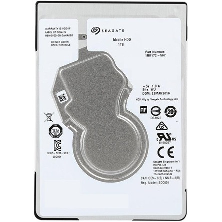 Seagate Mobile 1TB 128MB SATA3 2,5" HDD