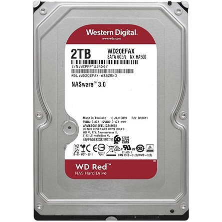 Western Digital Red 2TB 5400rpm 256MB SATA3 3,5" HDD