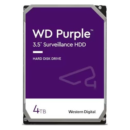 Western Digital Purple 4TB 5400rpm 256MB SATA3 3,5" HDD