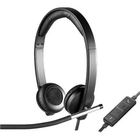 Logitech H650e fejhallgató headset fekete