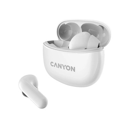 Canyon TWS-5 True Wireless vízálló fülhallgató headset fehér