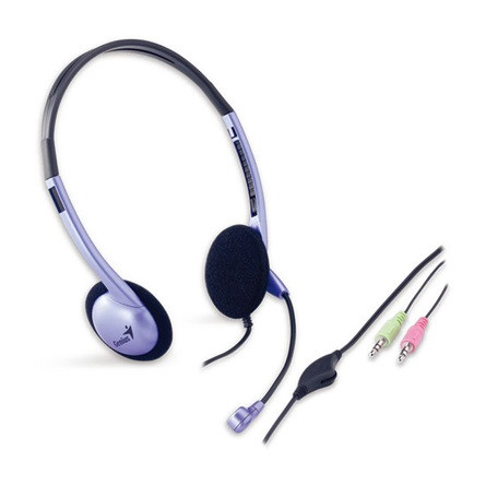 Genius HS-02B stereo headset lila