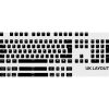 Steelseries PrismCaps angol billentyűkészlet fehér (104 keys)